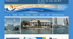 Desktop Screenshot of clearwatercommunitysailing.org
